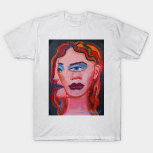 Series of paintings, woman's head T-Shirt